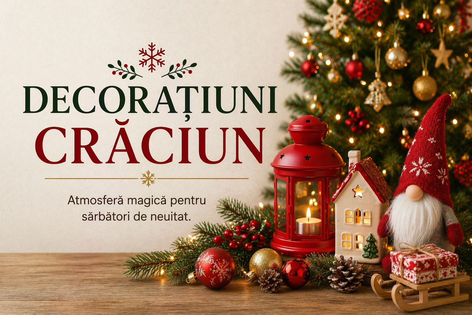 Decorațiuni crăciun