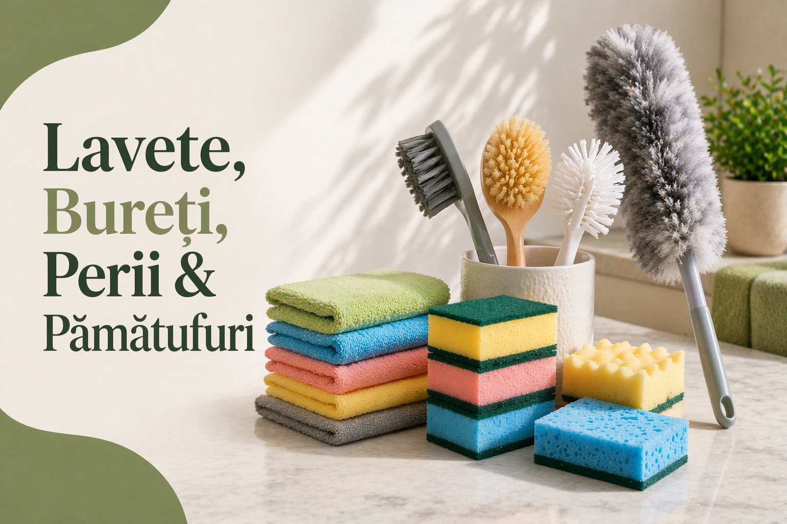 Lavete, bureți, perii & pămătufuri