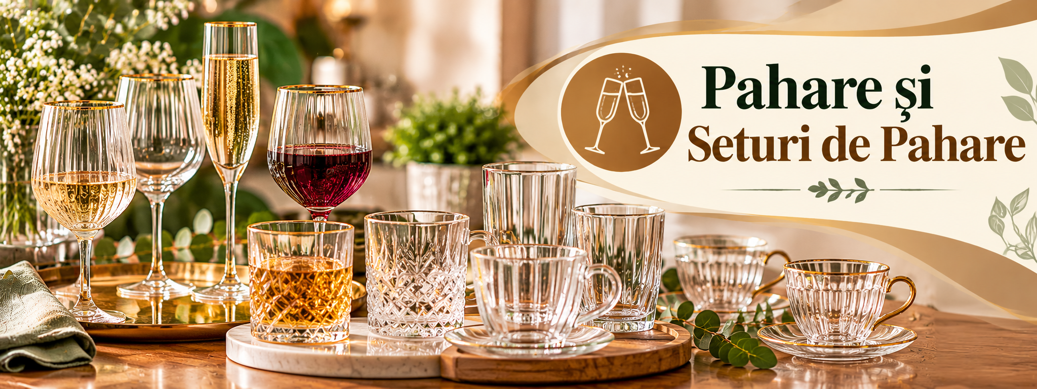 🥂 pahare și seturi de pahare
