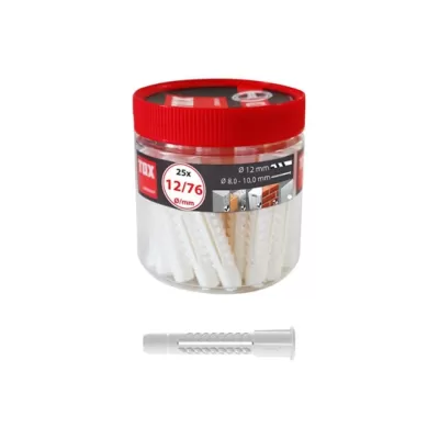Diblu 25pcs cutie rotunda din plastic tox - 12*76mm