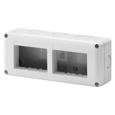 Doza aparat orizontala cu montaj aparent 6 module ip40 gewiss - 