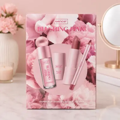 Sence lip kit casetă cadou blushing pink
