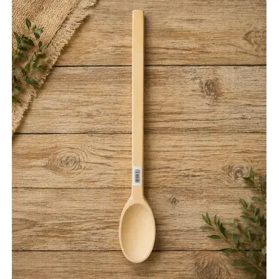 Lingură lemn tradițională 75 cm – lingură mare pentru găt