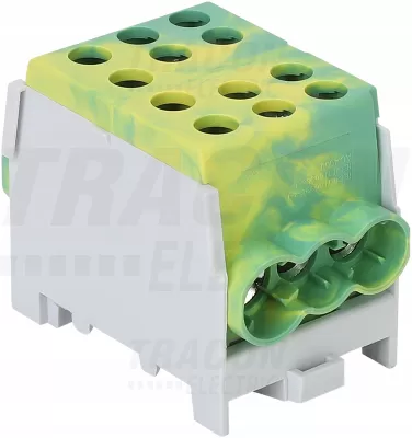 Clema derivatie fixare pe sina verde-galben 125a6-35mmp tracon