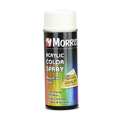 Spray vopsea acrilica ral-9005 morris 28528 - 400ml - negru mat