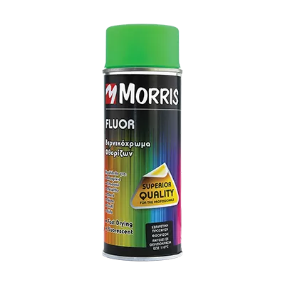 Spray vopsea florescenta morris 28532 - 400ml - rosu/portocaliu