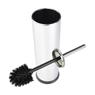 Perie pentru toaleta cu suport din metal din inox ff group 47592