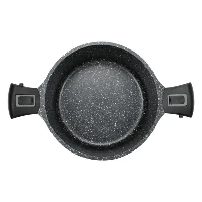 Cratita cu maner detasabil, 4.3litri, aluminiu turnat, 24cm gm 1