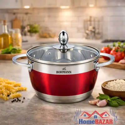Alx cratita inox cu capac st.24cm bh-1818-24-rd