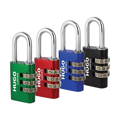 Lacat din aluminiu cu cifru pa-30 negru hugo 60313 - 30mm