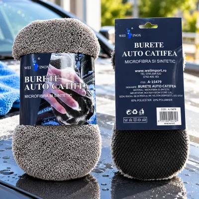 Burete auto textil din microfibră – a15479