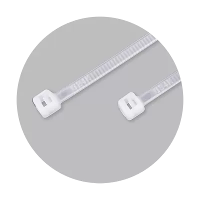 Set fasete din plastic albe 100pcs benman 70775 - 4.8*370mm