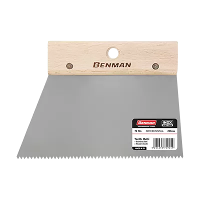 Mistrie tip spatula din inox cu maner din lemn benman 70924 - 20
