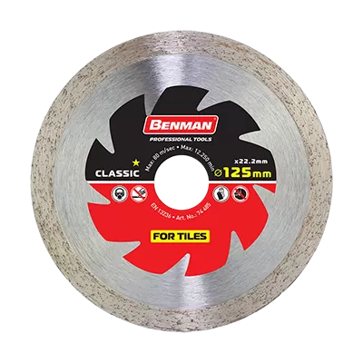 Disc diamant pentru gresie si faianta benman74485 - 22.2*125mm