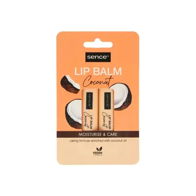Balsam pentru buze 4.3 g 2 buc/set cocos sence