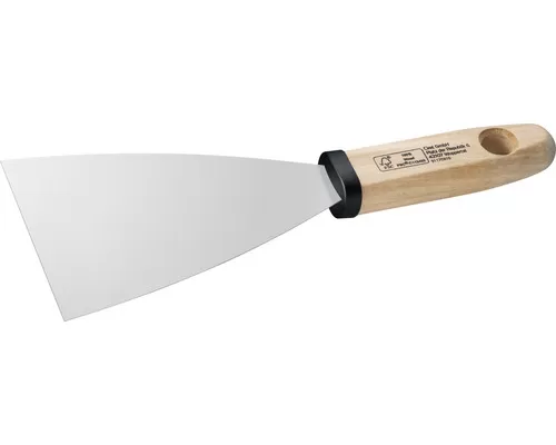 Spaclu semiflexibil cu maner lemn - color expert 91170810 - 80mm