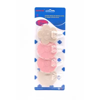 Cuier diverse culori 4 buc/set max 3 kg a11330