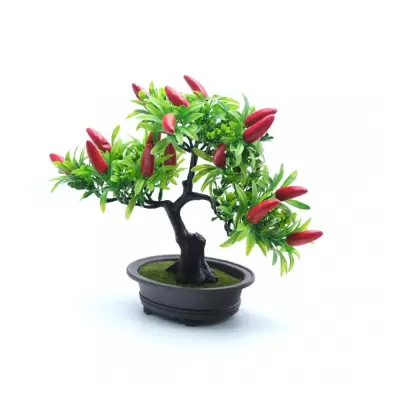 Planta artificiala in ghiveci plastic 28 cm diverse modele a1209