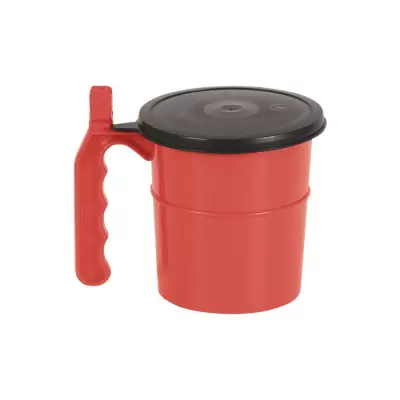 Vas pentru vopsea cu suport pentru pensula si capac 700 ml color