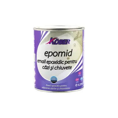Email epoxidic pentru cazi si chiuvete 375 ml alb epomid kober