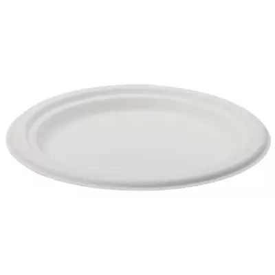 Farfurii unica folosinta din carton albe 26 cm 25 buc/set