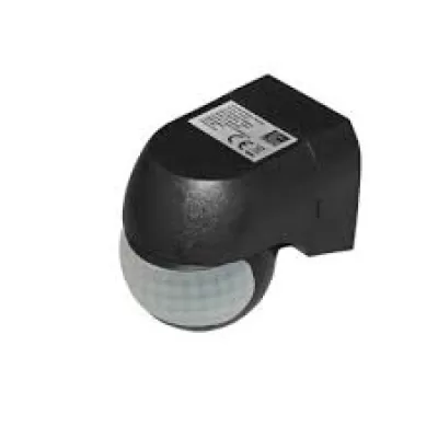 Senzor de miscare sferic negru 230v - 180 grade lumen
