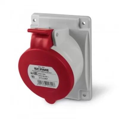 Priza incastrata 3p+n+e ip44 32a optima scame