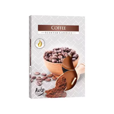 Lumanari parfumate aroma cafea 6 buc/set