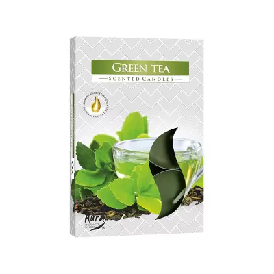 Lumanari parfumate aroma ceai verde 6 buc/set