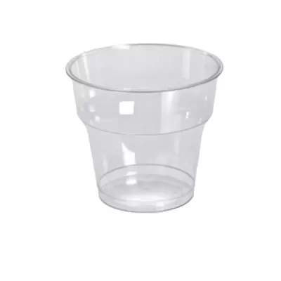 Pahare unica folosinta din plastic cristal 180 ml 25 buc/set