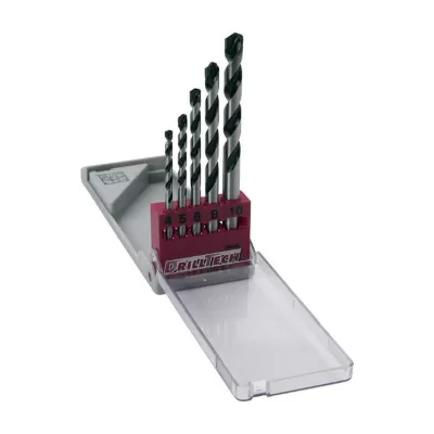 Set burghie pentru beton in cutie plastic 5pcs drilltech - 4-10m