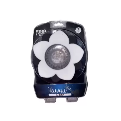 Cap pentru dus hawaii led cu 3 functii alb-negru idro bric